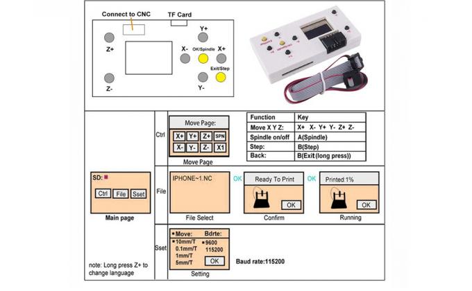 미국 주식 CNC 미니 라우터 3018 프로 맥스 ER11 3 축 DIY 미니 graving 나무 PCB PVC 프레싱 10