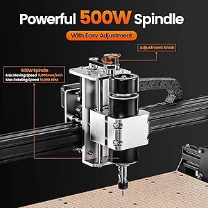 4540 라우터 CNC graving 기계 500W 스핀들 11000rpm 3 축 5