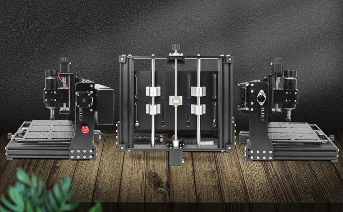 금속 조각 3020 플러스 CNC 프레싱 머신 500W 3 축 데스크톱 GRBL 1