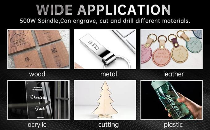 금속 조각 3020 플러스 CNC 프레싱 머신 500W 3 축 데스크톱 GRBL 6