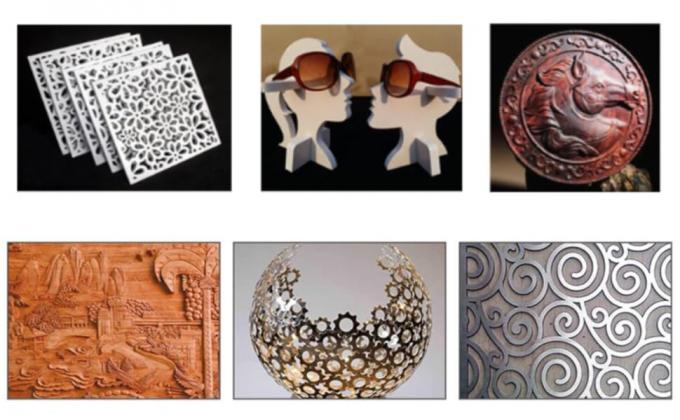 6.0kw ER32 공기 냉각 스핀들 모터 18000rpm CNC graviing 기계 5