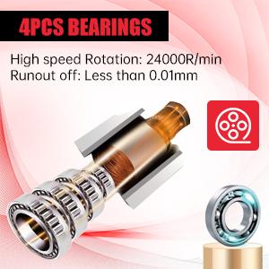 2.2kw ER20 CNC 스핀드 모터 키트 CNC 기계에 대한 공기 냉각 3